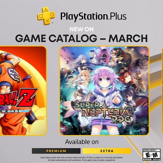 PlayStation on Instagram: "The PlayStation Plus Game Catalog for March features a high-powered lineup. From Super Heroes to Super Saiyans and more. Check out the full lineup at PlayStation Blog."