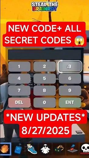 What are the best SECRET codes in Steal The Brainrot #secretcode #brainrot