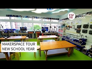 Makerspace tour for new school year @BHS