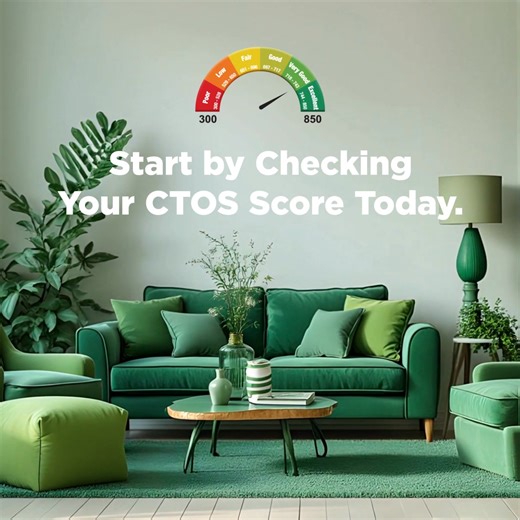 Manifesting your dream home? Start with your CTOS Score! 🧠✨ A strong score could be the key to unlocking it - faster loan approvals, lower interest rates, less stress. 📲Make your dream a reality! Check your CTOS Score now at ctoscredit.com.my | CTOS