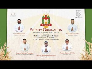Priestly Ordinations - March 21, 2026 | Archdiocese of Bombay