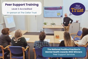 2 day ONLINE Peer Support Training  20 and 27 November 2025 09:45-15:45