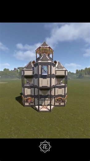 THE CASTLE | RUST PVE BASE #rust #rustbase #rustgame #rustclips #rustshorts #pve #pvebuilds