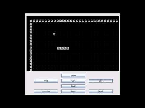 First try at adding graphics to a roguelike in Inform and QB64-PE.