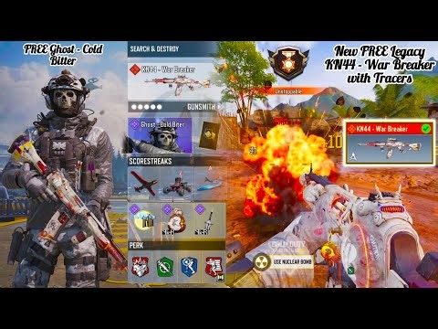 FREE Legacy KN44 - War Breaker goes hard with FREE Ghost - Cold Bitter to destroy all in CODM SND ☠️