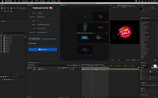 AE/PR脚本-超强功能多格式媒体视频资源管理预览工具AEscripts AEVIEWER 2 Pro V2.0使用教程