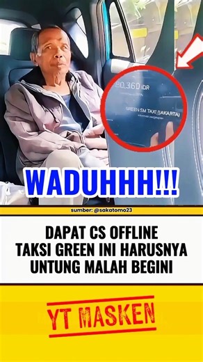 DAPAT CS OFFLINE SUPIR TAKSI CUMAN BISA NGELUS DADA⁉️ #beritaterkini #trending #fyp #shortsvideo