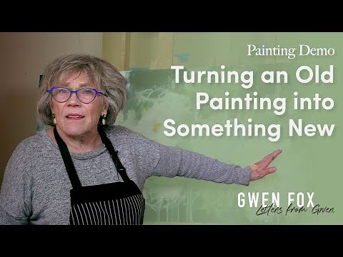 Painting Demo: Turning an Old Painting into Something New