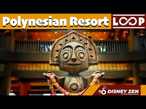 Relaxing View of the Disney’s Polynesian Village Resort in 4K with Music Loop