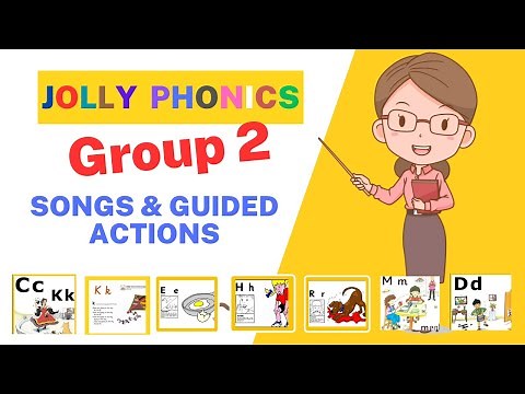 LEARN THE GROUP 2 SONGS AND GUIDED ACTIONS || JOLLY PHONICS || VIDEOS FOR KIDS || MS. ESTER'S CORNER
