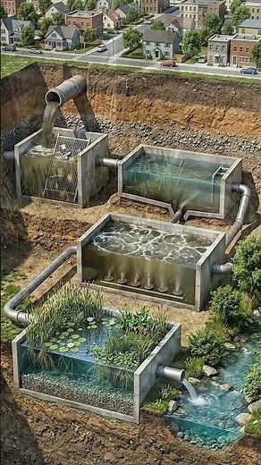 how can filter water in large scale #waterpurifier #water #trending #pollution #waterfall