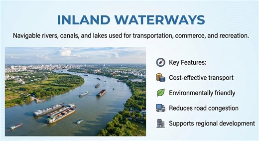 Inland Waterways: Potential & Challenges: UPSC Current Affairs