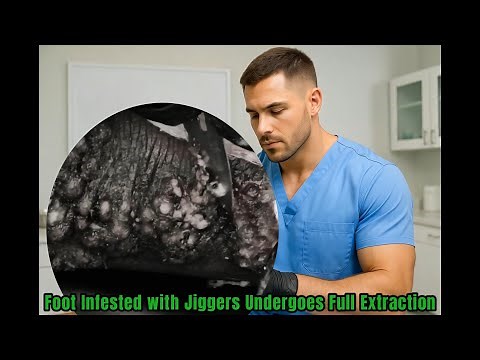 Foot Infested with Jiggers Undergoes Full Extraction