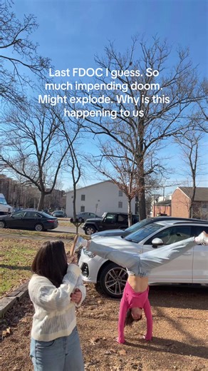 Got a little camera shy there. Lots of neighbors watched this train wreck #senioryear #theylikedit