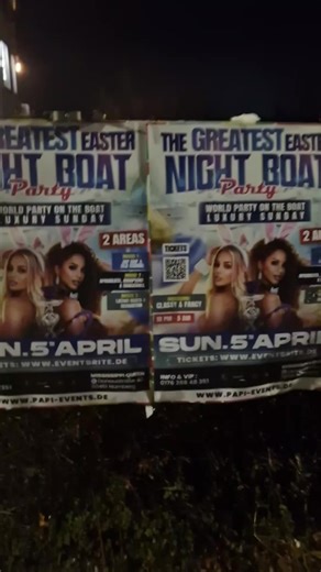 🚨THE GREATEST EASTER NIGHT BOAT PARTY 🚤🐰 This Easter Sunday we’re taking the party onto the water – luxury style! From 10 PM till 5 AM, dance all night on board with 2 hot areas and 3 music floors: Hip Hop & Oldschool, Afrobeats/Amapiano/Dancehall, plus Latino Beats & Reggaeton. Dresscode is classy and fancy – bring your best Easter drip and enjoy shisha, VIP vibes and the sexiest crowd in town. Sunday, 5th April Mississippi Queen, Donaustraße 40, 90451 Nürnberg #oldschoolmusic #hiphop #latin