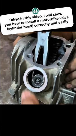Motorcycle Valve Installation Tutorial (Cylinder Head) #tutorial #installingvalves #cylinderhead