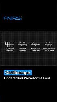 FNIRSI Oscilloscope Basics | Waveforms Made Simple