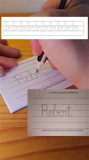 How do you write Robert using practical cursive writing?