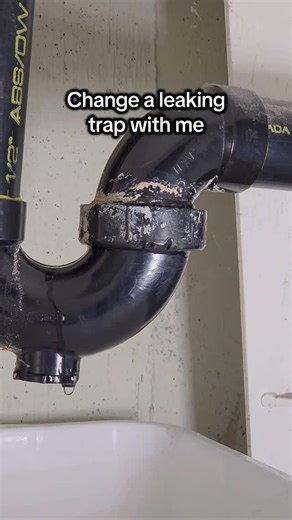 JakethePlumber on Instagram: "Fixing a broken p-trap #plumber #plumbing #repair"