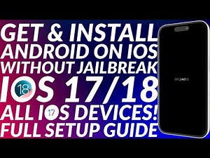 Install Android on iPhone iOS 18/17 | UTM Android on iOS | No Jailbreak| Android UTM iOS |Full Guide