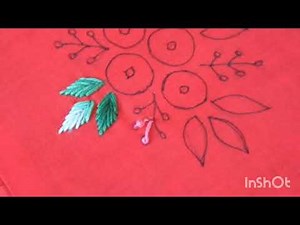 Hand embroidery tutorial. Baby frog. Hand embroidery tutorial for children's clothes.