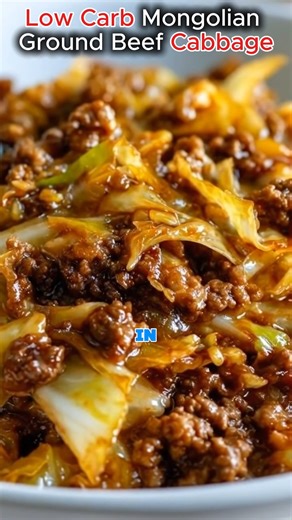 Low-Carb Mongolian Ground Beef & Cabbage (25-Minute Dinner!) 🥬🥩 | Recipes sophia