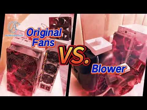 ASIC Miner Silencer Fan | Reduce Mining Noise & Improve Cooling | Three adjustable speed levels