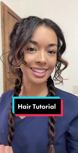Nursing Hairstyles: Twist Dutch Braid Tutorial