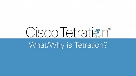Cisco Tetration Technical Overview - Cisco Video Portal