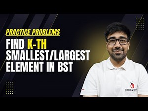 DSA in Python Course - Kth Smallest Element in a BST | Morris Algorithm | LeetCode Medium | Part 176