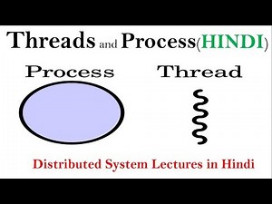 Threads and Process in Hindi | Distributed System Lectures | DS | PDS