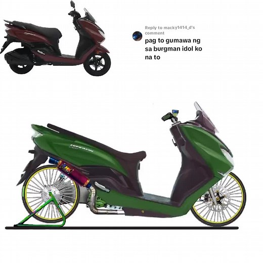 Customized Suzuki Burgman 125 Thai Concept