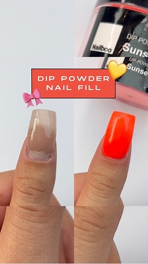 554K views · 10K reactions | How to fill your DIY dip powder mani﫶 @nailedbybrandi using shades: 李 #Melonaire | Nailboo | Facebook