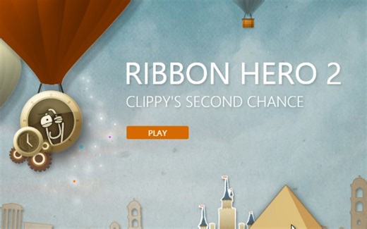 Ribbon Hero 2 ——当年微软帮助用户熟悉Office新界面的教程类游戏