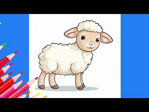 How To Draw A Sheep | Step By Step For Kids