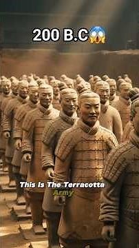 The Army That Waited 2,200 Years Underground 😲 #history #terracottaarmy #ancienthistory #mystery