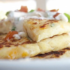 592K views · 8K reactions | Cheesy Mashed Potato Pancakes! LIKE My Recipe Magic for more delicious recipes!!! | My Recipe Panda | Facebook
