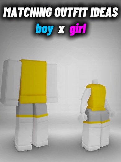 Matching Couple Outfit Ideas for Roblox