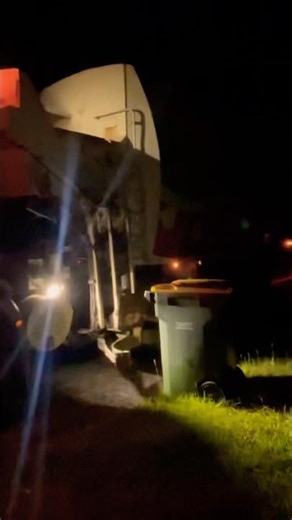 Early Morning Yellow Lid Recycling Bin