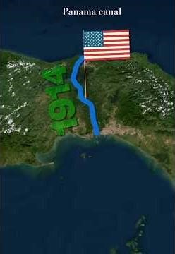 Built history of PANAMA CANAL#history #usa