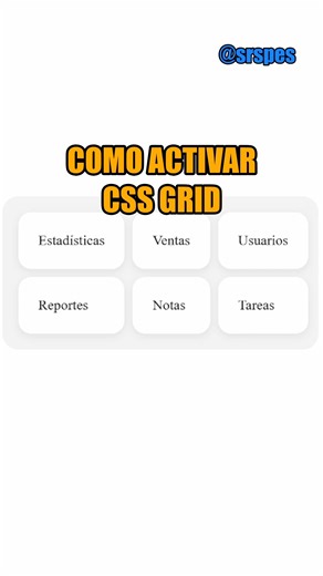 SrSpes | Desarrollador Web on Instagram: "Cómo funciona CSS grid en CSS . . #srspes #cssdesdecero #html #desarrolloweb"
