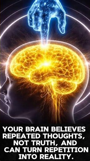 మీ Brain నిజం కాదు… Repeat అయినదే నమ్ముతుంది! #Brain #repeat