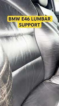 BMW E46 M3 With… Lumbar Support!? 🤯 Comfort Meets Speed! #bmwe46m3 #lumbarsupport #backpain