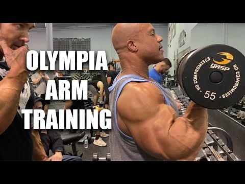 Phil Heath Bicep Training With Mike O'Hearn | Be an athlete first!