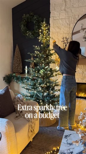 Lisa Kanegae on Instagram: "‼️ BEFORE you request the link you must be following me or you will not be able to see the message due to IG privacy settings. 💫 Comment SHOP and I’ll send the links for this video to your DM or you can tap the link in bio to shop all my posts These cluster lights are incredible! Can’t believe how much more magical and sparkly our tree looks without having to buy a new tree. Also love how I can operate these with a remote to turn on and off. https://amzlink.to/az045b