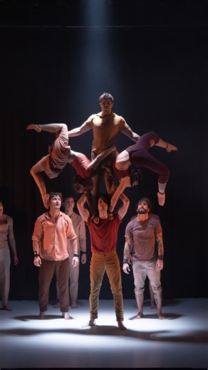 How much weight can you carry? Whose weight? We ask with bodies, not words. Answers vary. Stanford Live 1 - 2 Nov. USA closes. Humans 2.0 rests. 📷 cover image by Billie Wilson-Coffey. Pictured artists of the Circa ensemble Rosa Mordaunt, Lachlan Sukroo, Rowan Allinson and Keaton Hentoff-Killian. 🎥 featuring artists of the Circa ensemble. | Circa Contemporary Circus