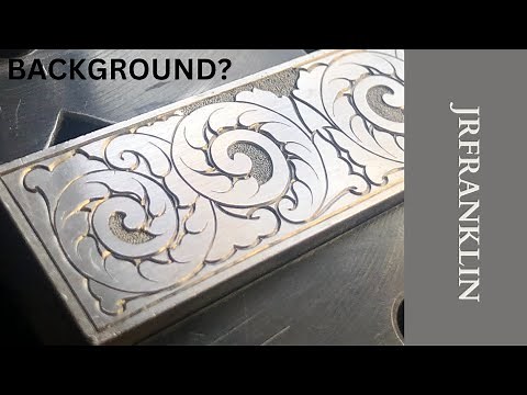 Hand Engraving Lesson : Detailed Stippled Background Tutorial