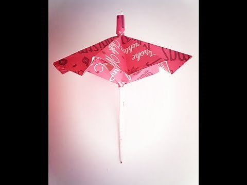 [Origami parasol] how to make a easy & simple paper umbrella&parasol|DIY for kids