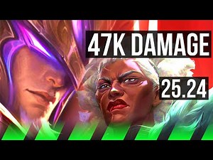 MASTER YI vs AMBESSA (JGL) | 47K damage | NA Grandmaster | 25.24
