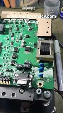 Merlin Gerin 33595 full-function test kit, fail to initialize, blank screen with 20x beeping